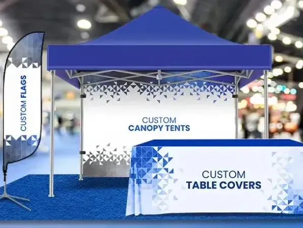 Montaż namiotów wystawienniczych