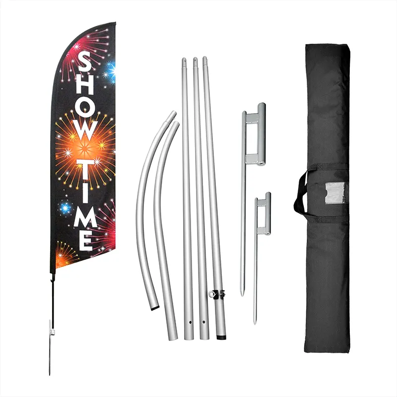 Flaga plaży z piórami